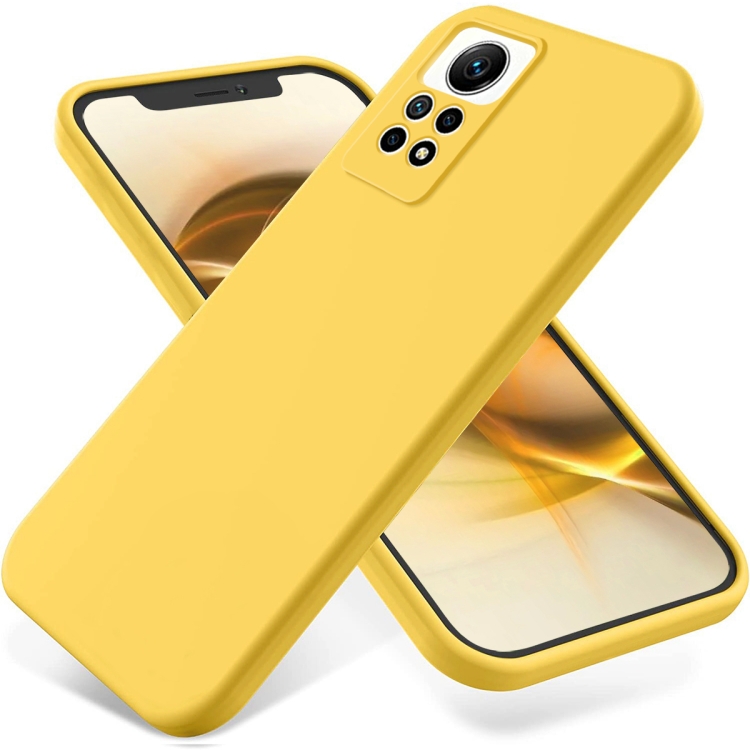 E-shop RUBBER Ochranný kryt pre Xiaomi Redmi Note 12 Pro žltý