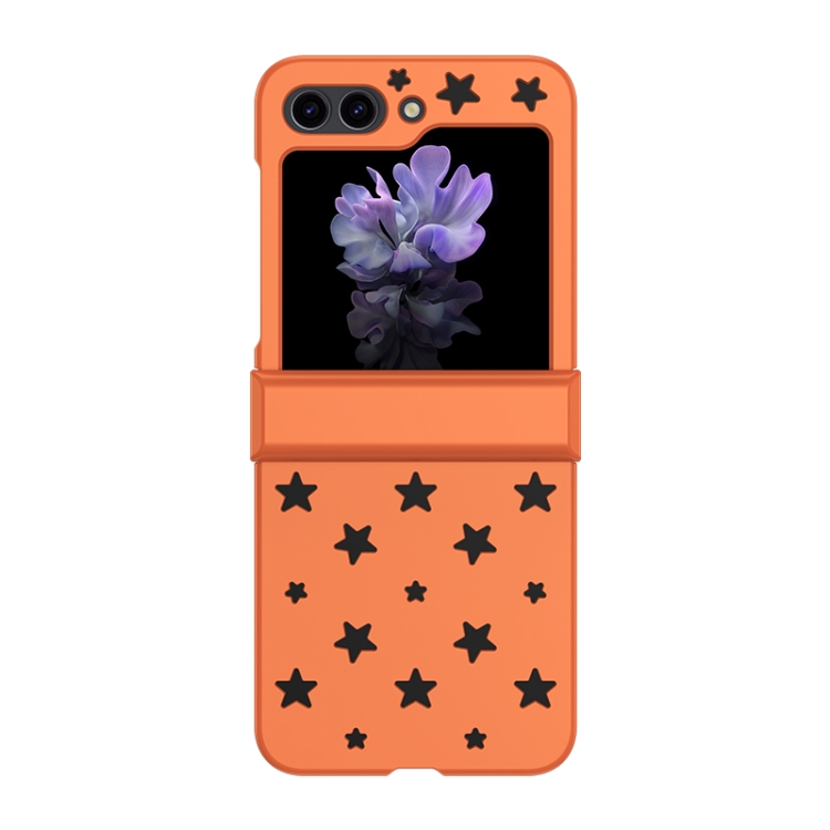 E-shop STARRY Plastový kryt pre Samsung Galaxy Z Flip5 5G oranžový