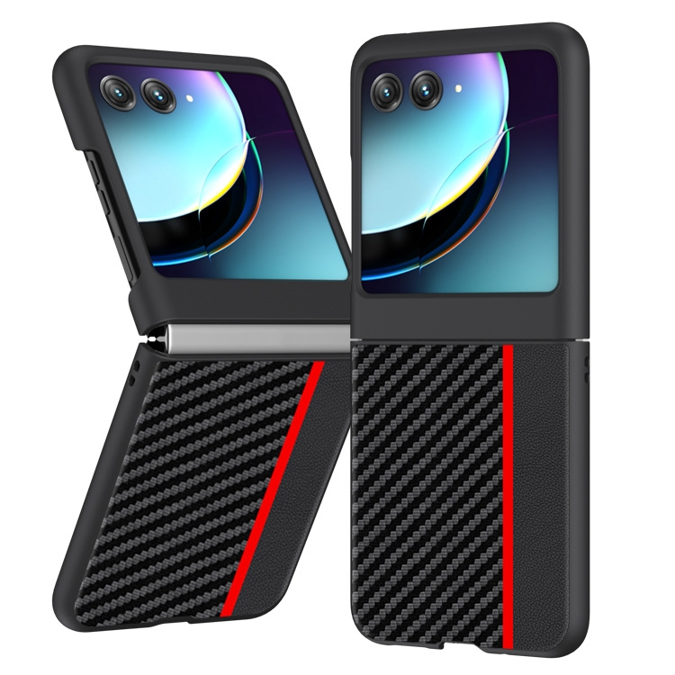 E-shop CARBON Ochranný kryt Motorola Razr 40 Ultra červený
