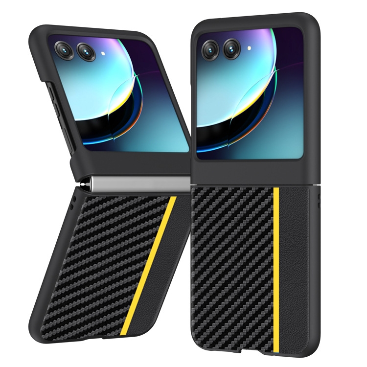 E-shop CARBON Ochranný kryt Motorola Razr 40 Ultra žltý