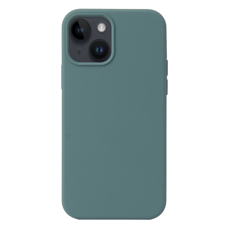E-shop RUBBER Ochranný kryt pre Apple iPhone 15 Plus zelený