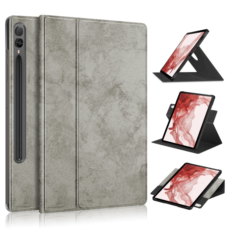 E-shop MARBLE Zaklápacie puzdro Samsung Galaxy Tab S9 šedé