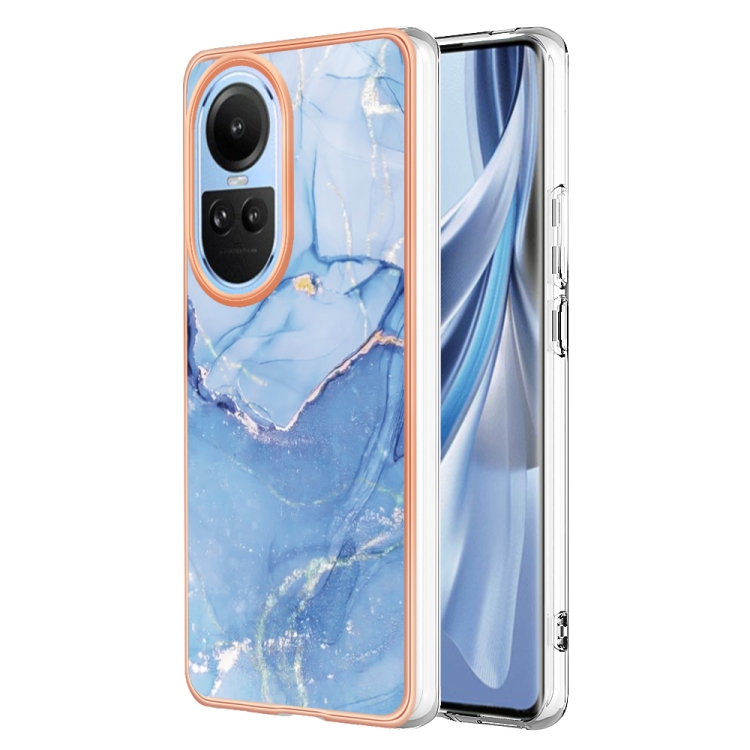 E-shop IMD MARBLE Ochranný kryt Oppo Reno10 5G BLUE