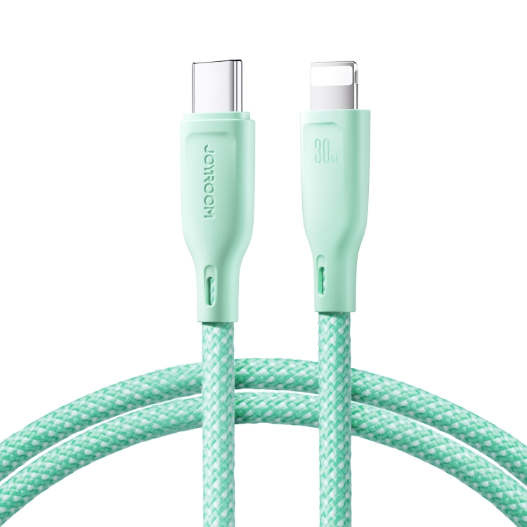 E-shop JOYROOM SA34-CL3 30W Kábel USB Typ-C / Lightning 1 meter zelený