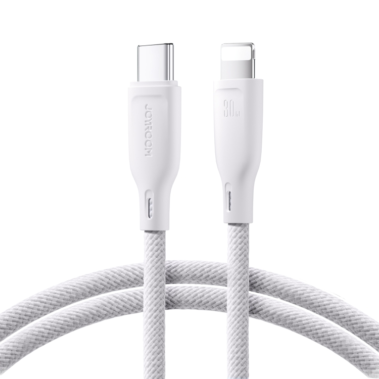 E-shop JOYROOM SA34-CL3 30W Kábel USB Typ-C / Lightning 1 meter biely