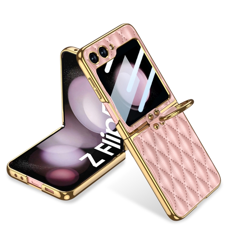 E-shop GKK NIKKI Kryt s držiakom Samsung Galaxy Z Flip5 5G ružový