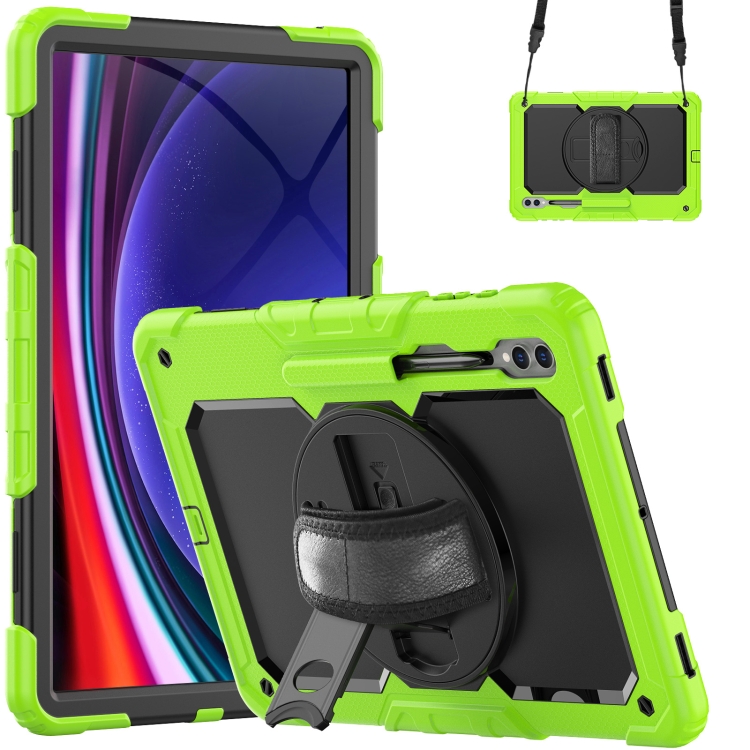 E-shop SOLID 360 Obal pre Samsung Galaxy Tab S9 Ultra / Tab S10 Ultra zelený