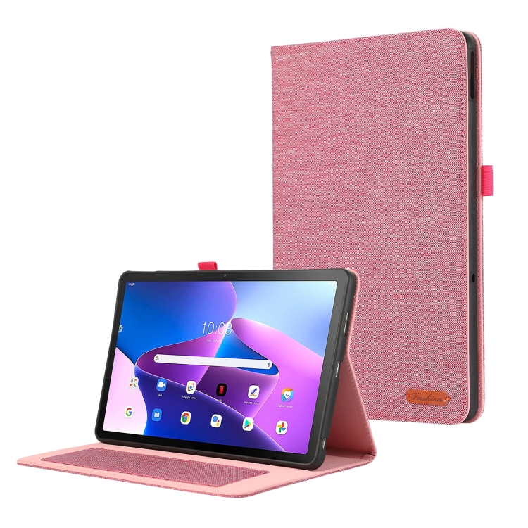 E-shop FABRIC Zaklápací obal pre Lenovo Tab M10 5G ružový