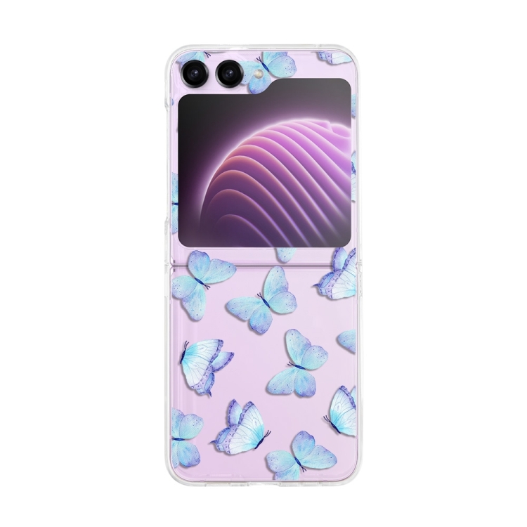 E-shop ART Plastový kryt pre Samsung Galaxy Z Flip7 FE 5G / Flip6 5G BLUE BUTTERFLY