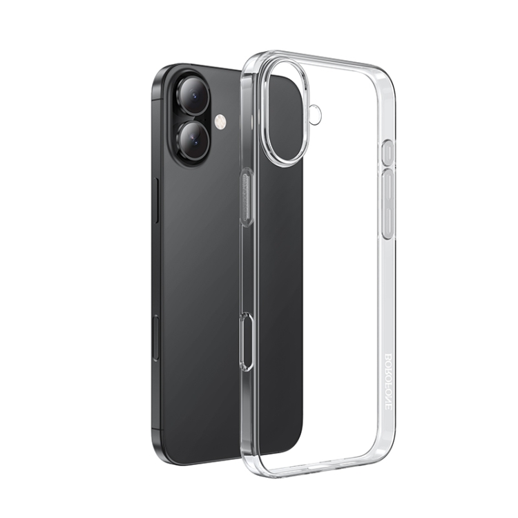 E-shop BOROFONE ICE Ochranný kryt pre Apple iPhone 16 Plus priehľadný