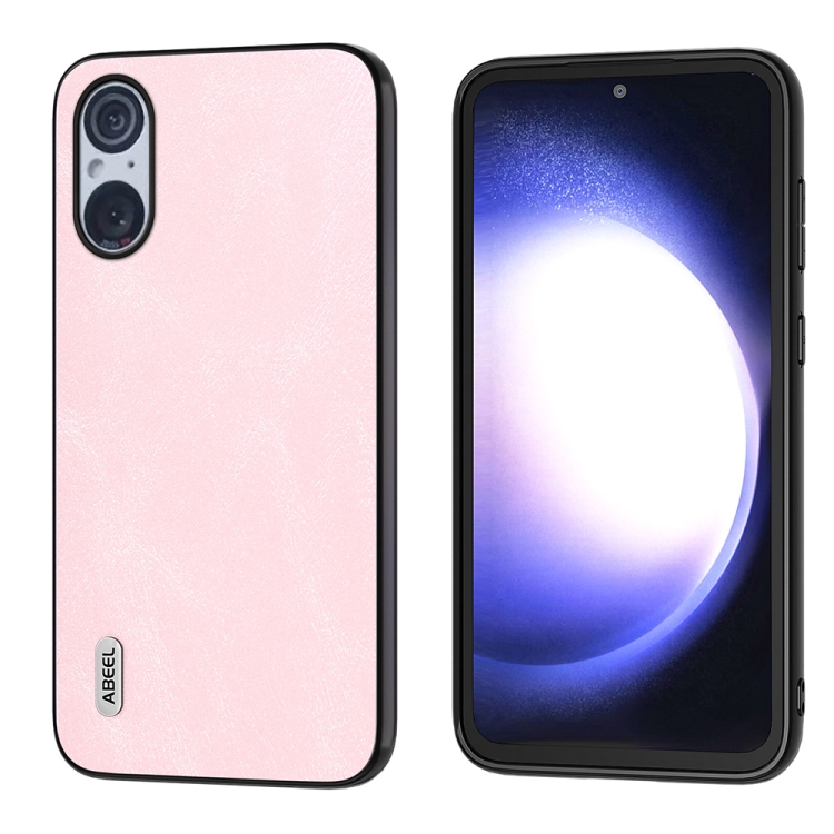 E-shop ABEEL LEATHER Obal pre Sony Xperia 5 V ružový