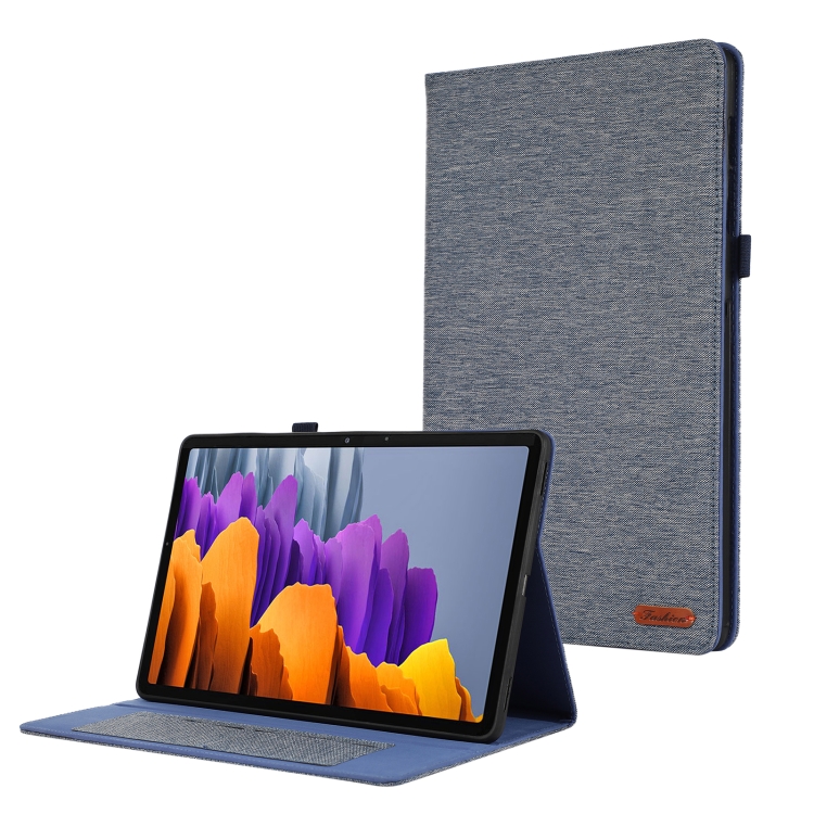 E-shop FABRIC Zaklápací obal pre Samsung Galaxy Tab S9 Ultra / Tab S10 Ultra modrý