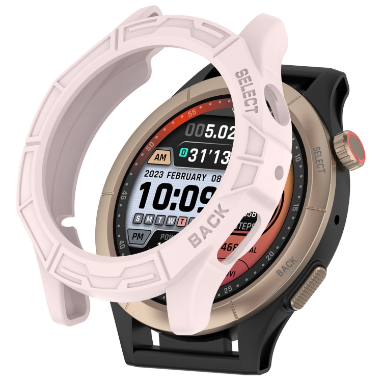 E-shop TPU HALF COVER Obal pre Amazfit Cheetah Round / Cheetah Pro svetloružový