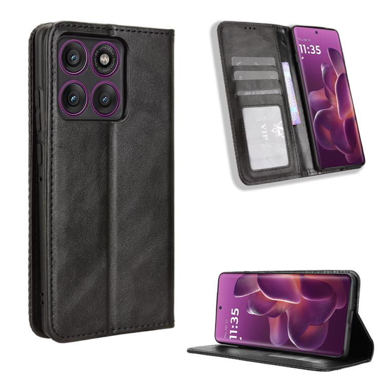 E-shop BUSINESS Peňaženkový kryt pre Motorola Edge 60 Pro čierny