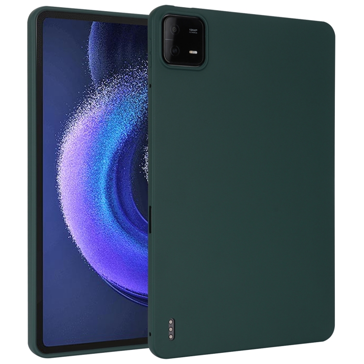 E-shop RUBBER Ochranný kryt pre Xiaomi Pad 6 / Pad 6 Pro tmavozelený