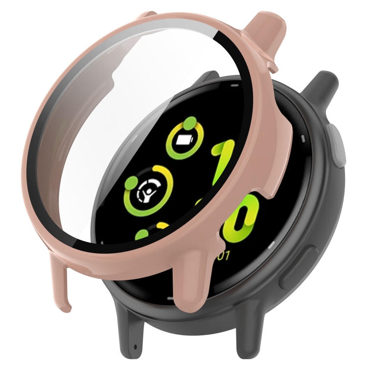 E-shop PC FULL COVER Plastový kryt so sklom pre Garmin Vivoactive 5 ružový