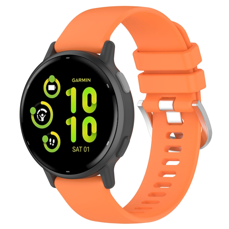 E-shop SILICONE Remienok pre Garmin Vivoactive 5 / Vivoactive 6 oranžový