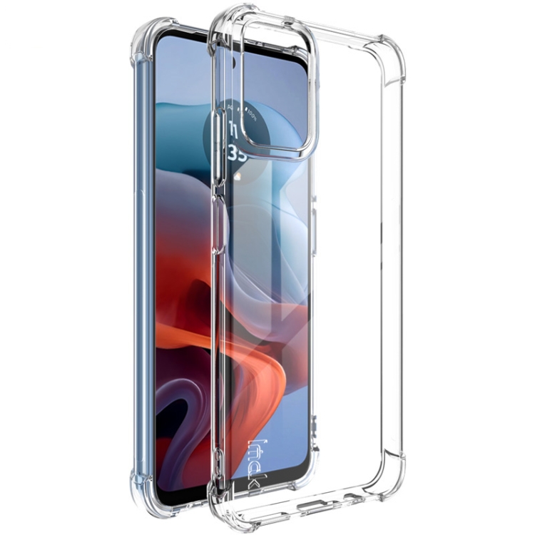 E-shop IMAK Ochranný silikónový obal pre Motorola Moto G34 5G priehľadný