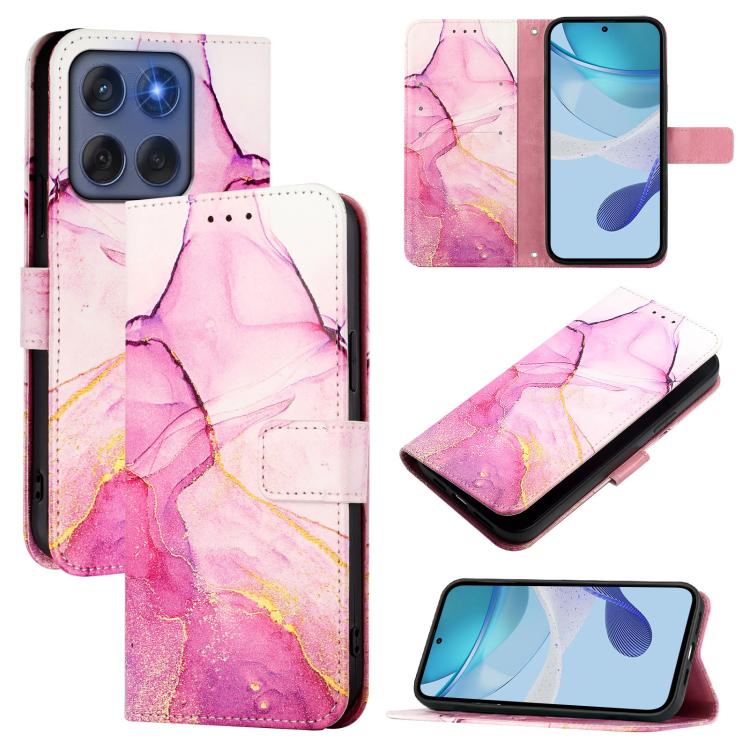 E-shop ART MARBLE Peňaženkový kryt pre Motorola Edge 60 / Edge 60 Fusion PINK