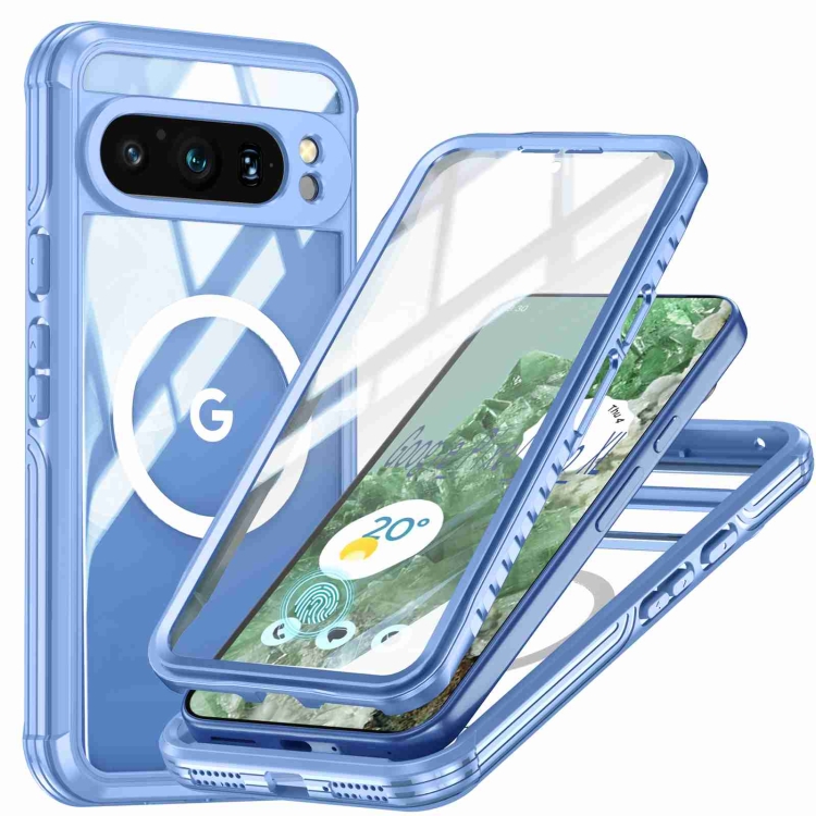 E-shop DUAL MAGSAFE Obojstranný ochranný kryt pre Google Pixel 9 Pro XL modrý