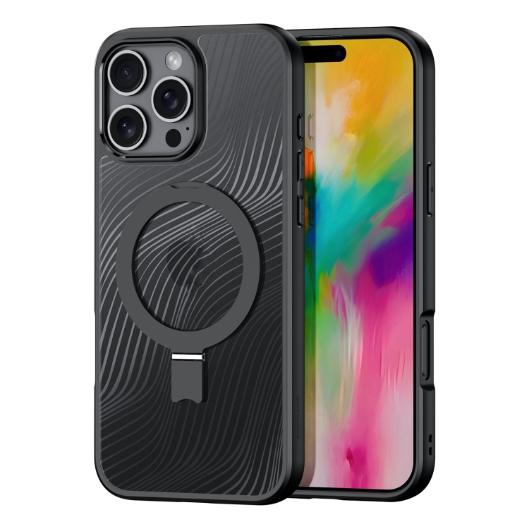 E-shop DUX AIMO MAGSAFE Ochranný kryt pre Apple iPhone 16 Pro čierny