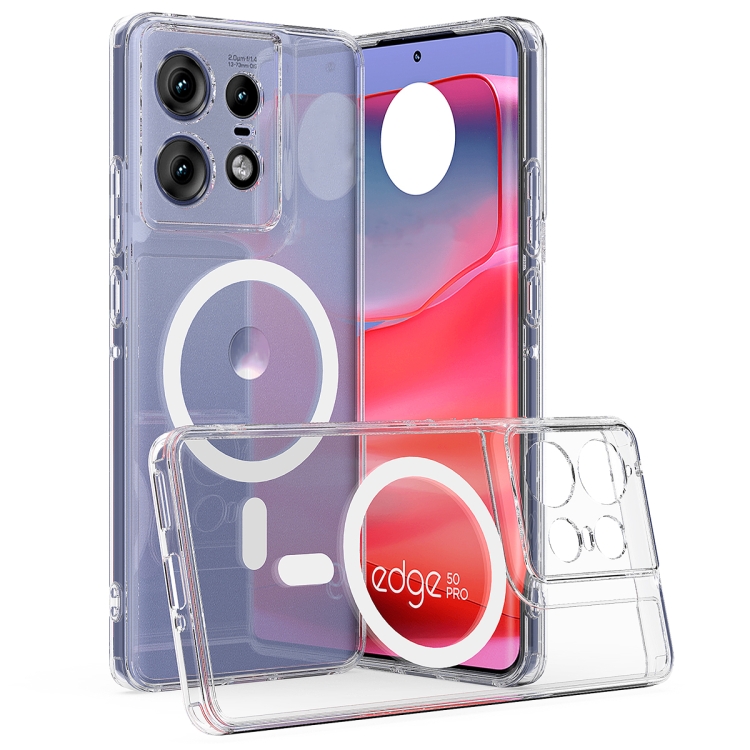 E-shop TRANSPARENT MAGSAFE Kryt pre Motorola Edge 50 Pro priehľadný