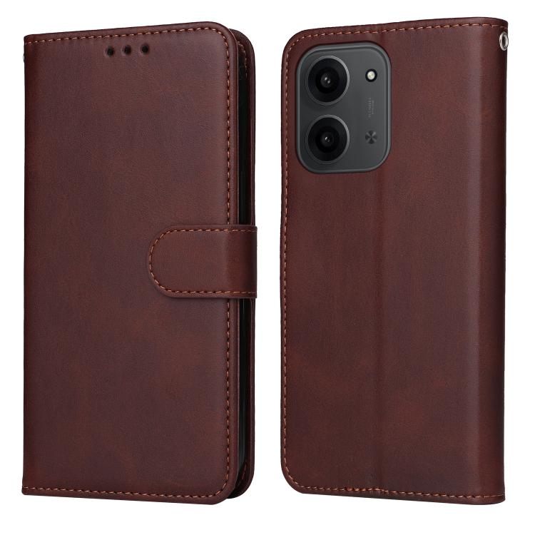 E-shop SMOOTH Peňaženkové puzdro pre POCO C85 hnedé
