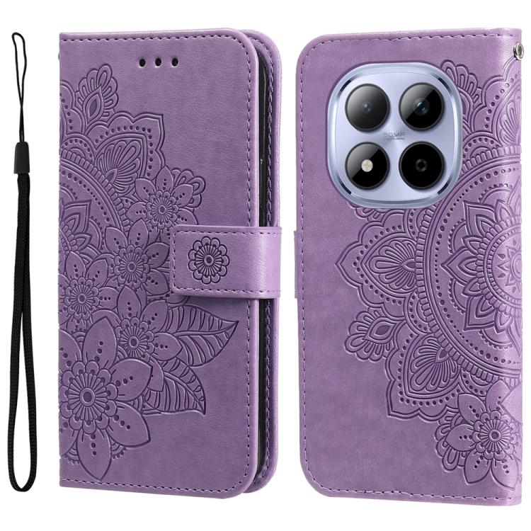 E-shop ART MANDALA Peňaženkový obal pre Xiaomi Redmi Note 15 Pro 5G fialový