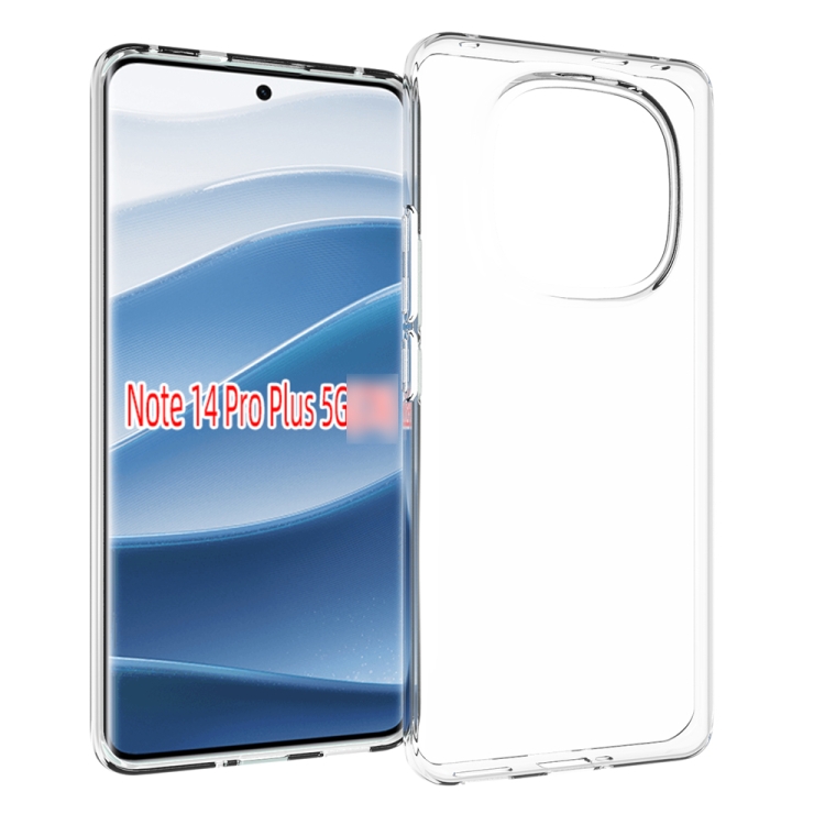 E-shop TPU Ochranný kryt pre Xiaomi Redmi Note 14 Pro+ 5G priehľadný