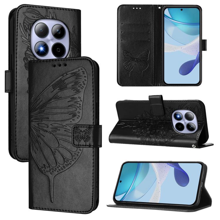 E-shop ART BUTTERFLY Peňaženkový obal pre Xiaomi Redmi Note 15 Pro 5G čierny