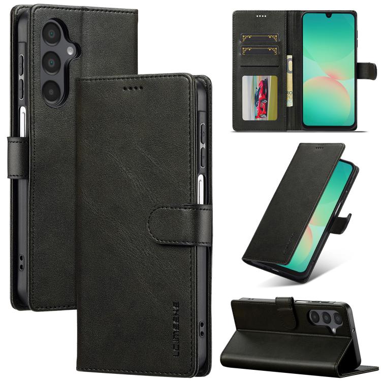 E-shop IMEEKE Peňaženkový obal pre Samsung Galaxy S25 FE čierny