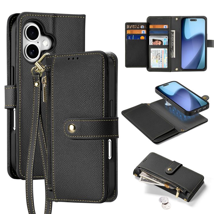 E-shop DUX LAWA Ochranný obal a peňaženkové puzdro 2v1 Apple iPhone 17 čierne