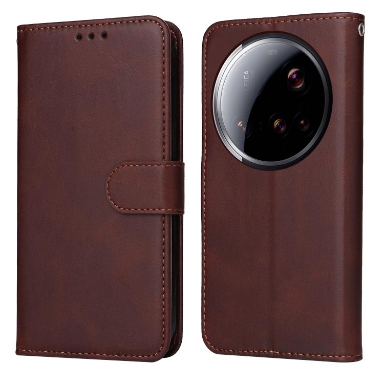 E-shop SMOOTH Peňaženkové puzdro pre Xiaomi 15 Ultra hnedé
