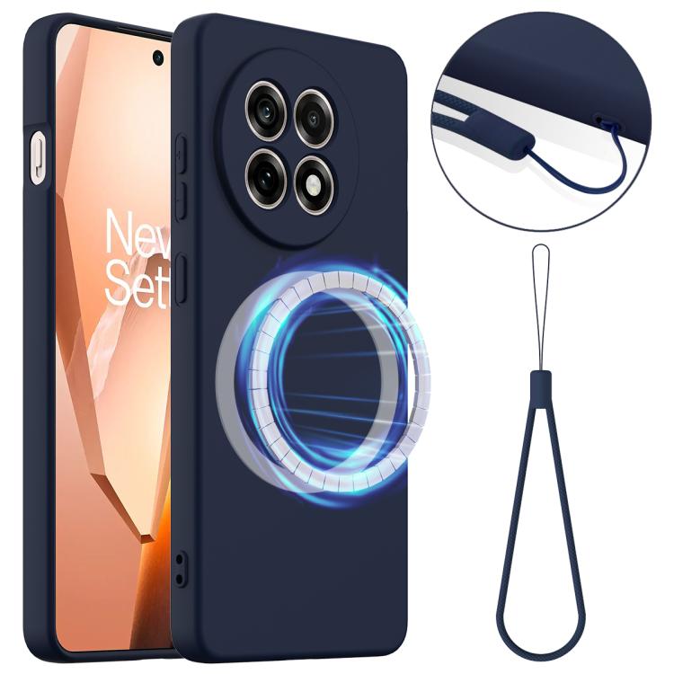 E-shop RUBBER MAGSAFE Silikónový kryt pre OnePlus 13R 5G NAVY BLUE