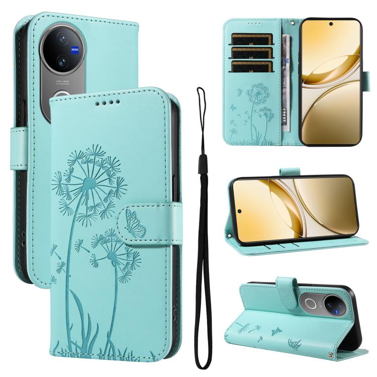 E-shop ART DANDELION Peňaženkové puzdro pre Vivo V50 5G mentolové