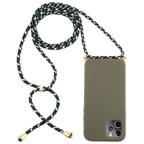 E-shop ROPE Kryt so šnúrkou Apple iPhone 12 Pro Max tmavozelený