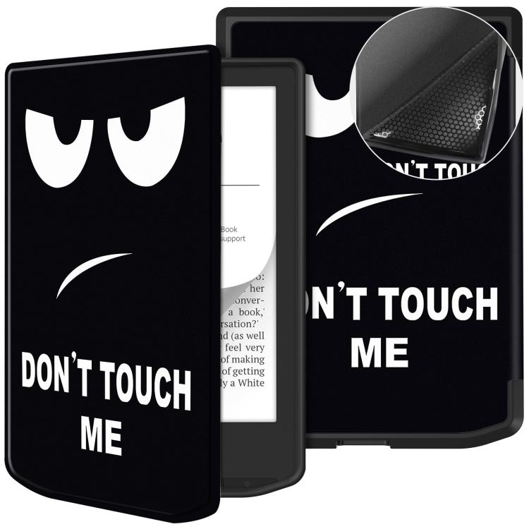 E-shop ART Zaklápacie puzdro pre PocketBook 619 Verse Lite DON´T TOUCH ME