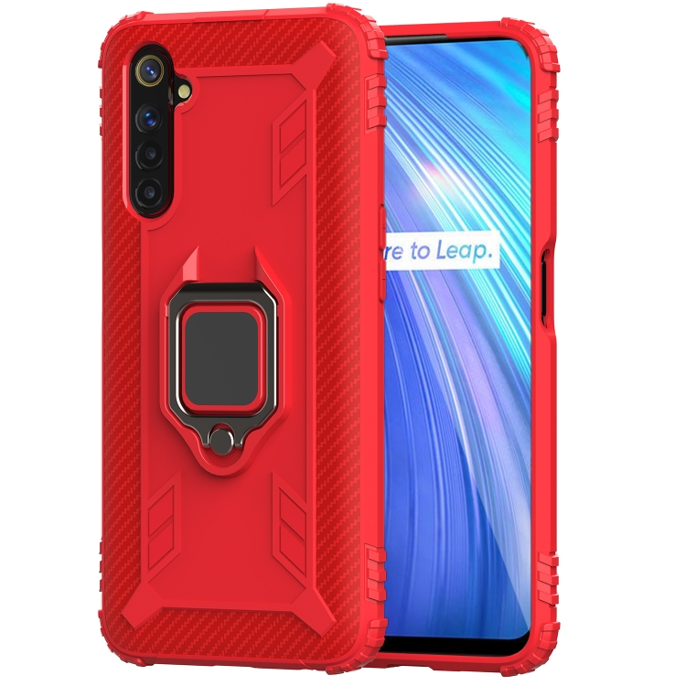 E-shop VSETKONAMOBIL 26850
RING Ochranný obal Realme 6s červený