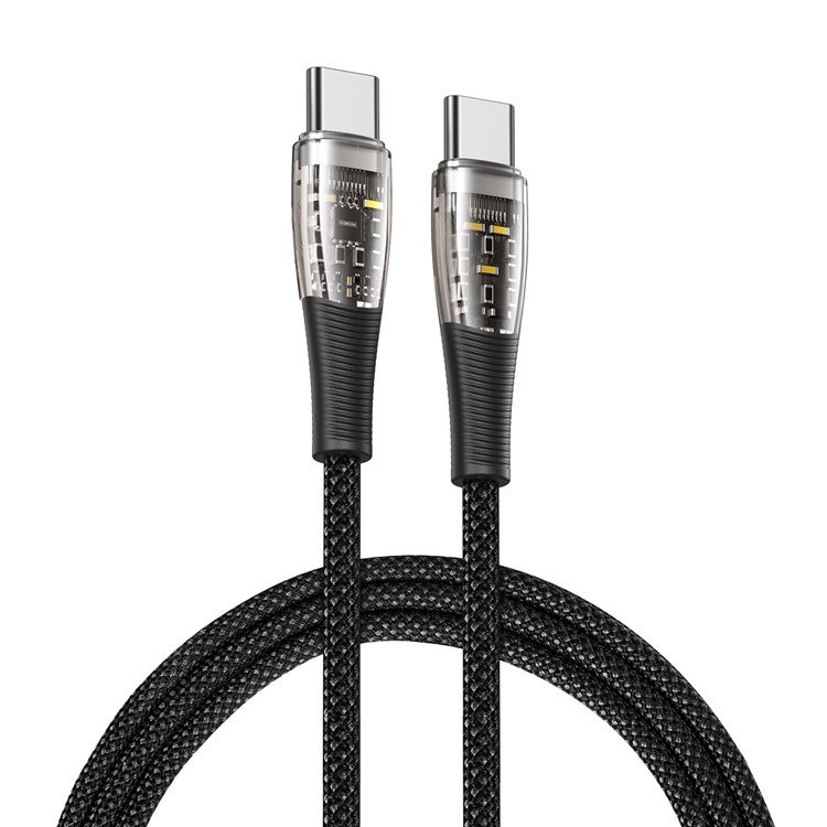 E-shop DUZZONA A6 60W Kábel USB Typ-C / USB Typ-C čierny