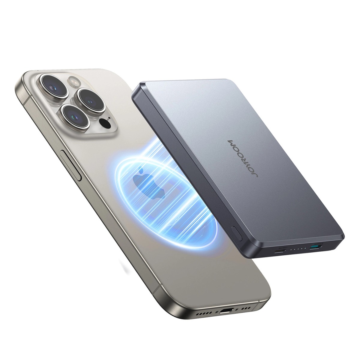 E-shop JOYROOM JR-PBM08 Pro Ultratenká externá a bezdrôtová nabíjačka 10 000 mAh šedá