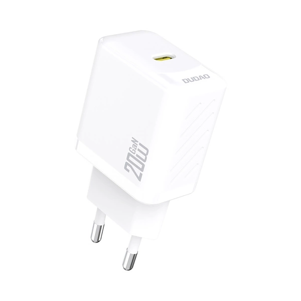 E-shop DUDAO A26 PD20W Sieťová nabíjačka GaN USB-C biela