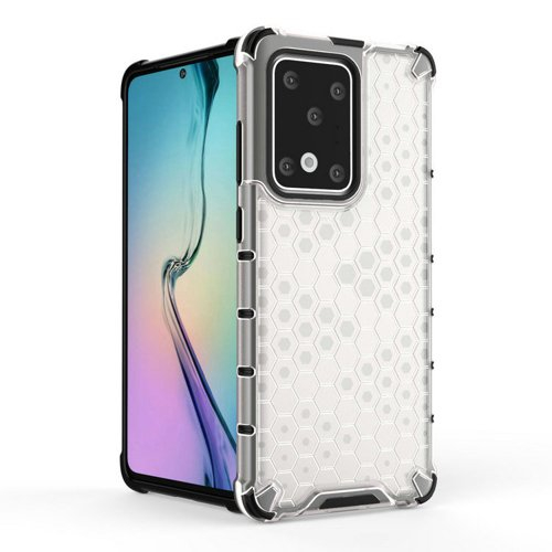 E-shop HONEYCOMB Ochranný kryt Samsung Galaxy S20 Ultra priehľadný
