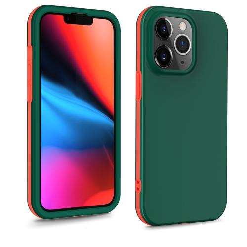 E-shop DUAL COLOUR Odolný kryt Apple iPhone 13 Pro Max zelený
