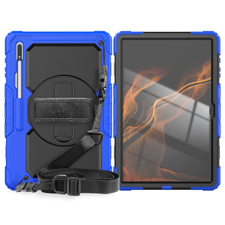 E-shop SOLID 360 Odolný kryt pre Samsung Galaxy Tab S8 Ultra modrý