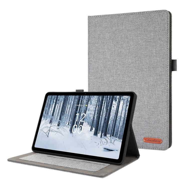 E-shop FABRIC Zaklápací obal pre Nokia T21 šedý