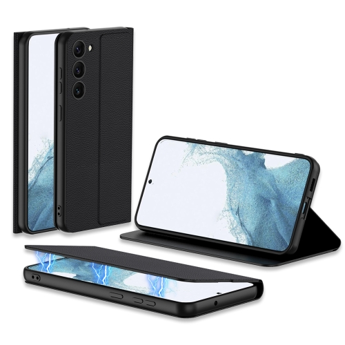 E-shop GKK FLIP Zaklápací obal Samsung Galaxy S23 Plus 5G čierny