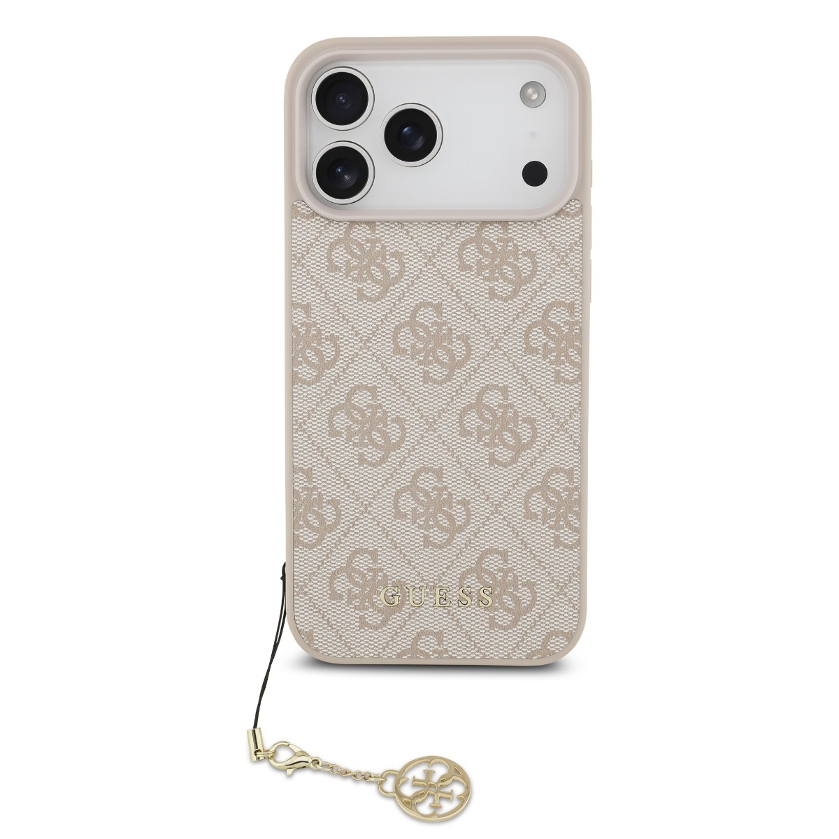 E-shop GUESS 4G CHARME Kryt s príveskom Apple iPhone 17 Pro Max PINK