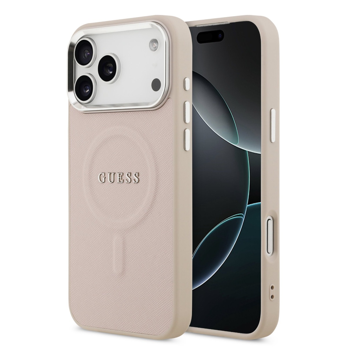 E-shop GUESS PU MAGSAFE Ochranný kryt pre Apple iPhone 17 Pro PINK