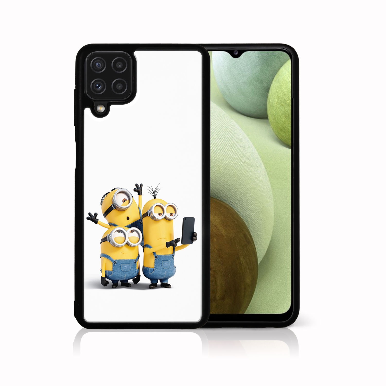 E-shop MY ART Silikónový kryt Samsung Galaxy A12 / M12 MINIONS SELFIE (022)