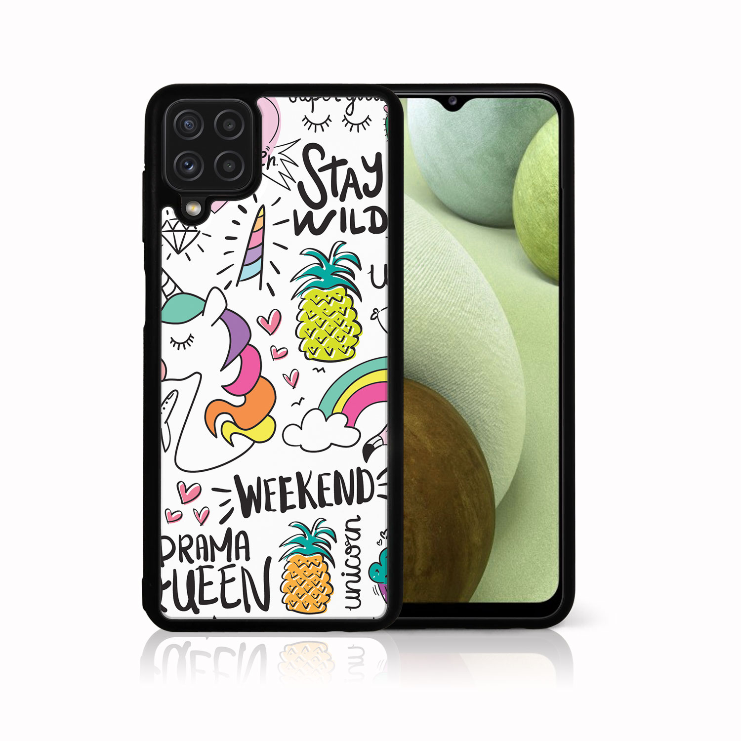 E-shop MY ART Silikónový kryt Samsung Galaxy A12 / M12 UNICORN (063)